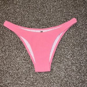 Pink bikini bottom